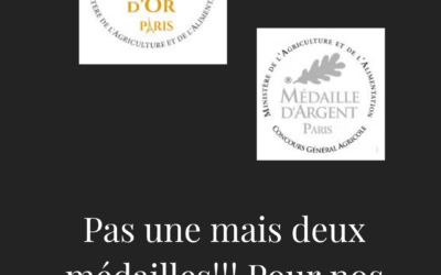 Des médailles!!!